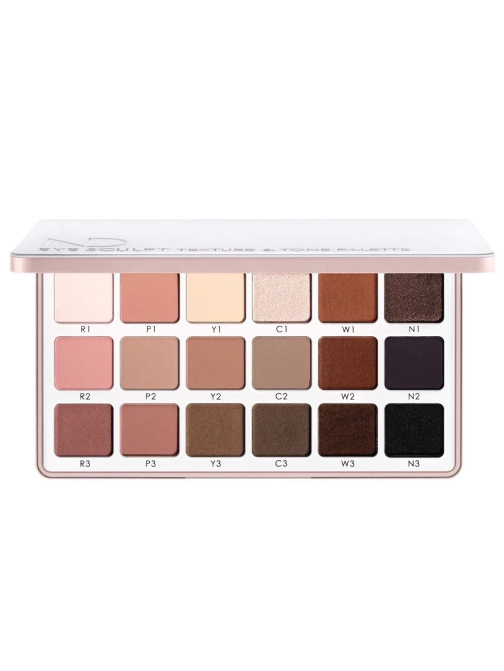 Natasha Denona Eye Sculpt Texture & Tone Eyeshadow Palette in shade Soft